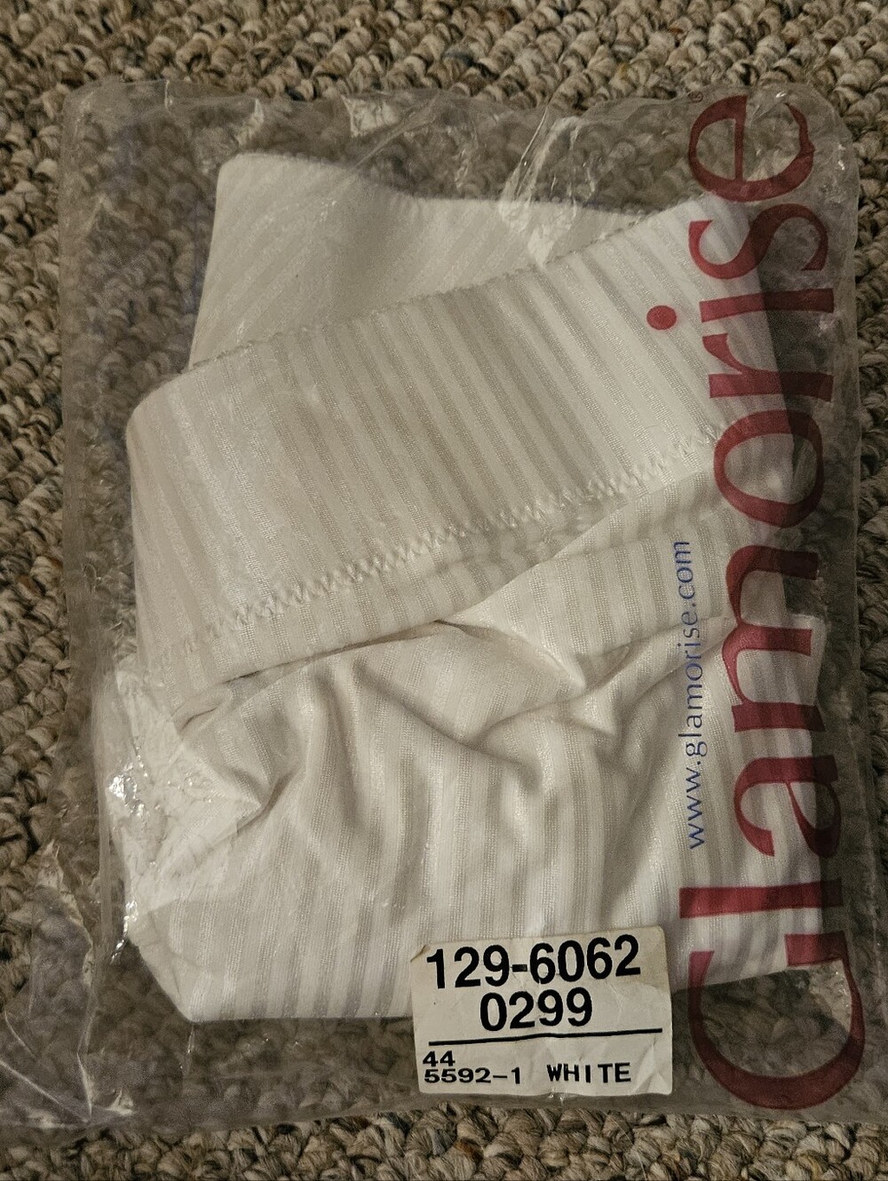 Vintage Glamorise White Brief Size 7XL/44